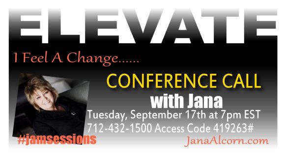 ELEVATE CONFERENCE CALL COMING SOON! - TRANSITION!
